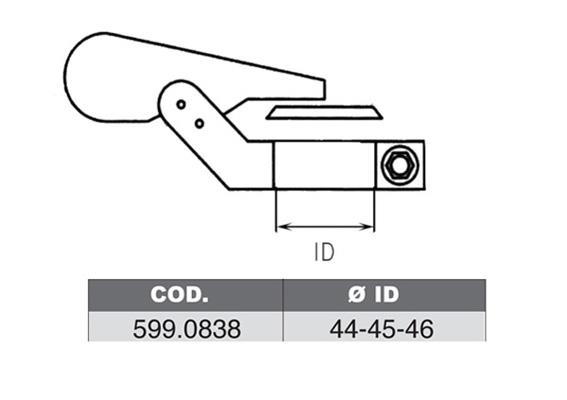 Asso 599.0838 Fitting kit for silencer 5990838