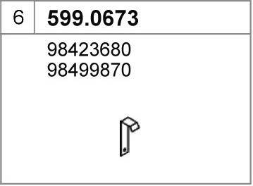 Asso 599.0673 Fitting kit for silencer 5990673