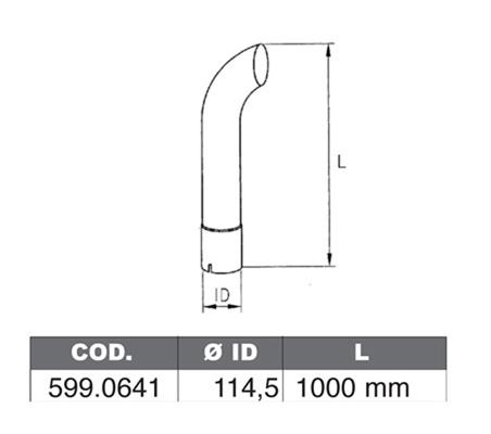 Asso 599.0641 Fitting kit for silencer 5990641