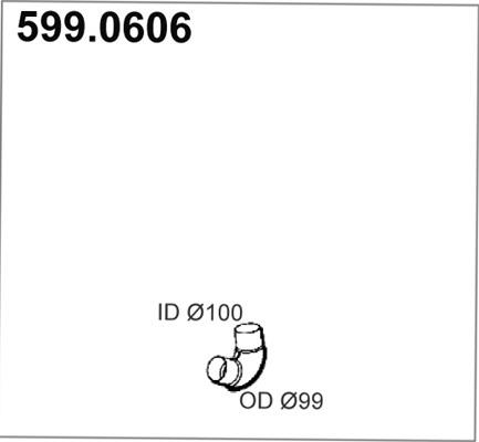 Asso 599.0606 Fitting kit for silencer 5990606