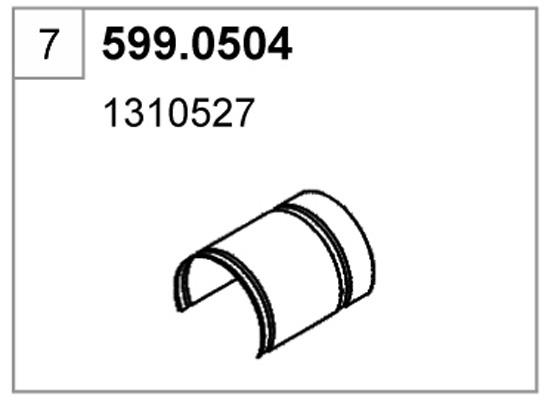 Asso 599.0504 Fitting kit for silencer 5990504