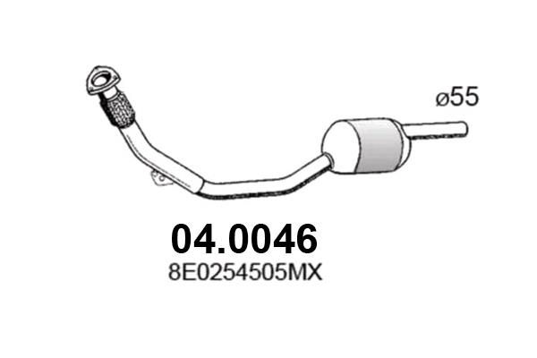 Asso 04.0046 Catalytic Converter 040046