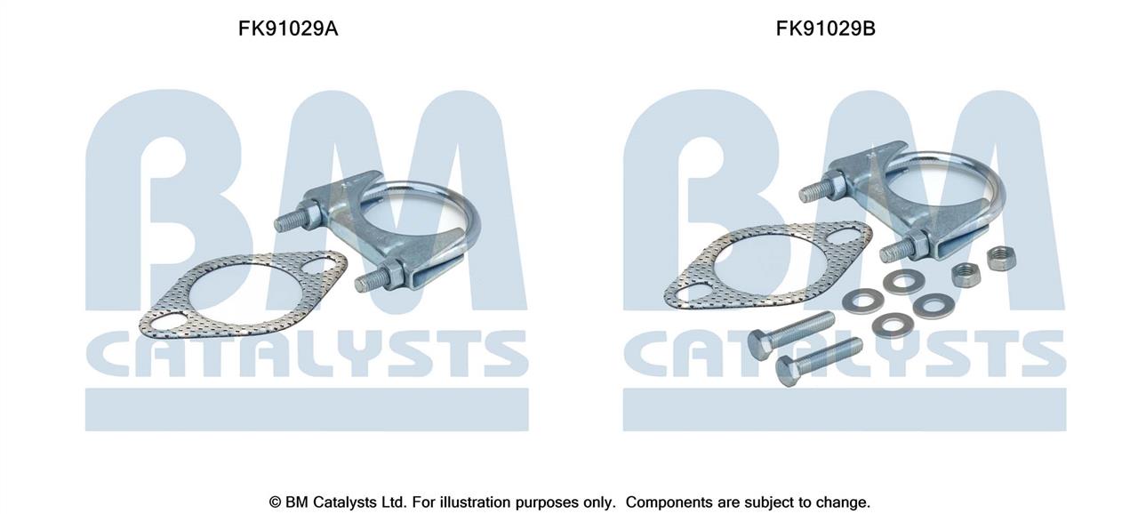 BM Catalysts FK91029 Mounting Kit, catalytic converter FK91029