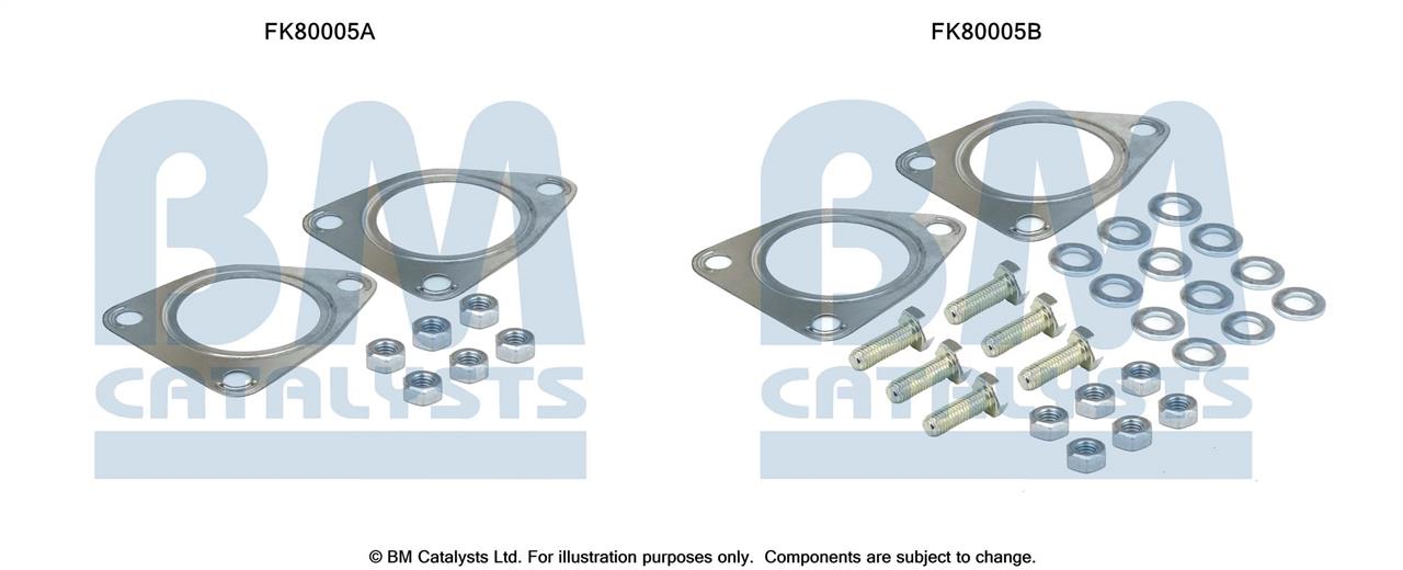 BM Catalysts FK80005 Mounting kit, catalyst converter FK80005