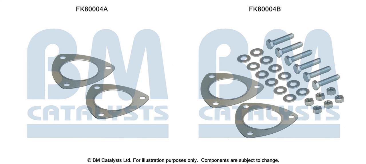 BM Catalysts FK80004 Mounting Kit, catalytic converter FK80004