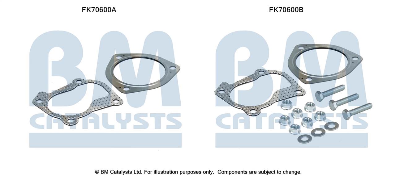 BM Catalysts FK70600 Mounting kit for exhaust system FK70600
