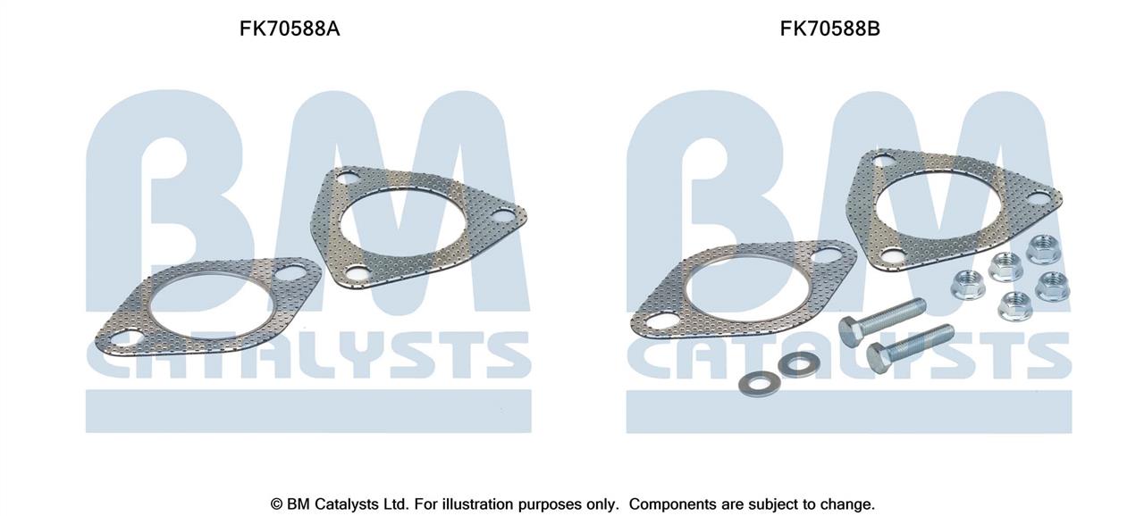 BM Catalysts FK70588 Mounting kit for exhaust system FK70588