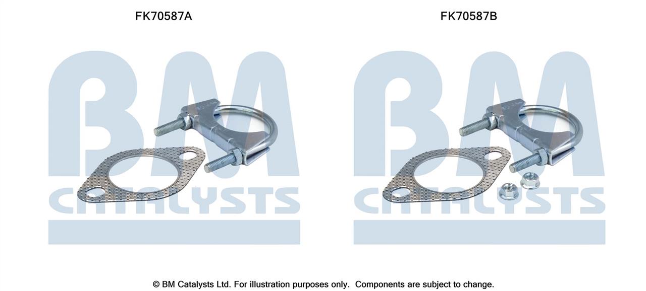 BM Catalysts FK70587 Mounting kit for exhaust system FK70587