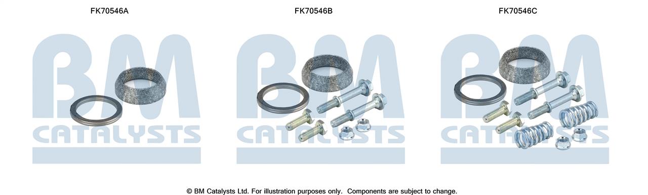 BM Catalysts FK70546 Mounting kit for exhaust system FK70546