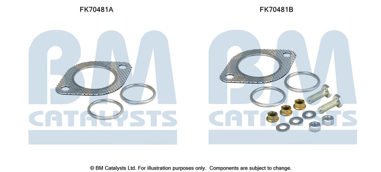 BM Catalysts FK70481 Mounting kit for exhaust system FK70481