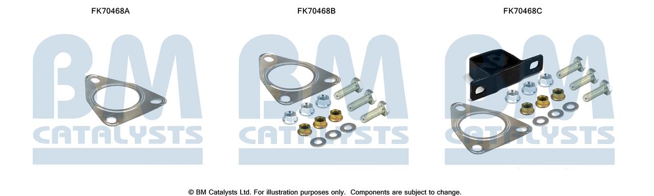 BM Catalysts FK70468 Mounting kit for exhaust system FK70468