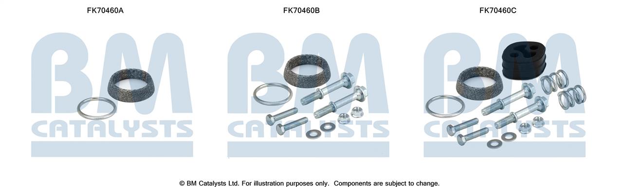 BM Catalysts FK70460 Mounting kit for exhaust system FK70460