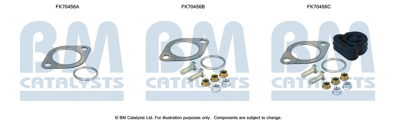 BM Catalysts FK70456 Mounting kit for exhaust system FK70456