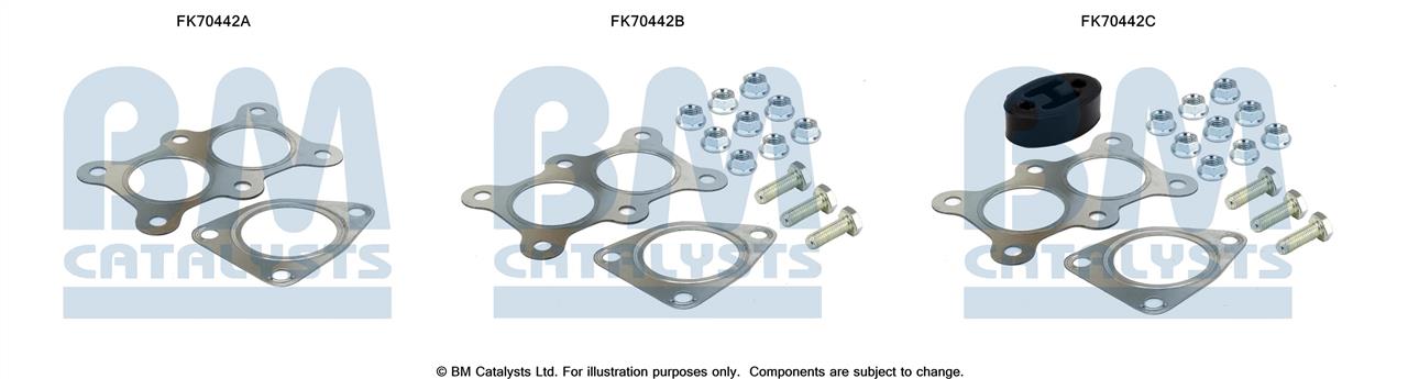 BM Catalysts FK70442 Mounting kit for exhaust system FK70442