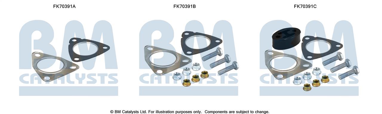 BM Catalysts FK70391 Mounting kit for exhaust system FK70391