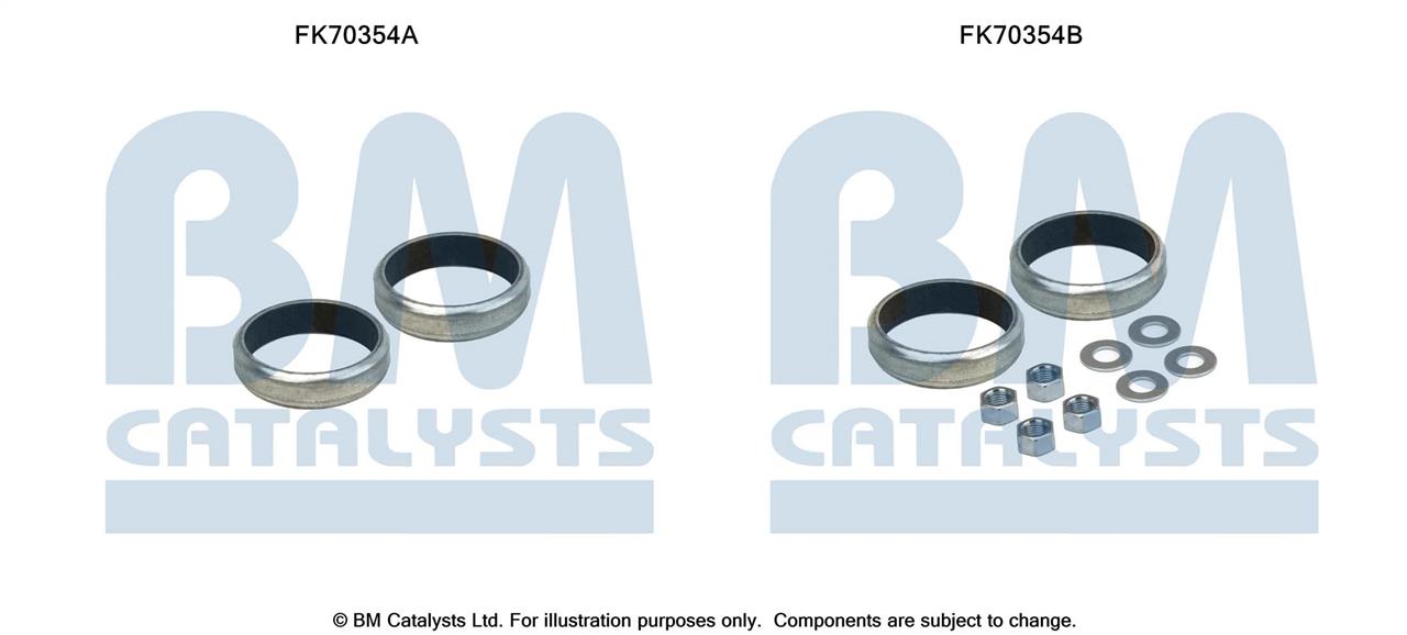 BM Catalysts FK70354 Mounting kit for exhaust system FK70354