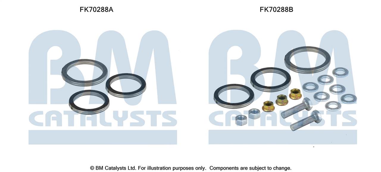 BM Catalysts FK70288 Mounting kit for exhaust system FK70288