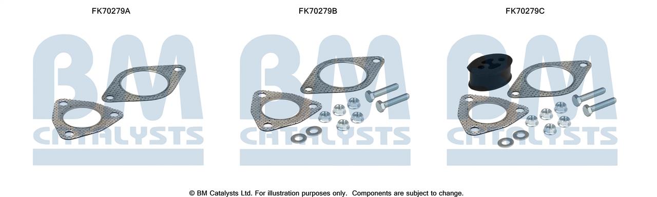 BM Catalysts FK70279 Mounting kit for exhaust system FK70279