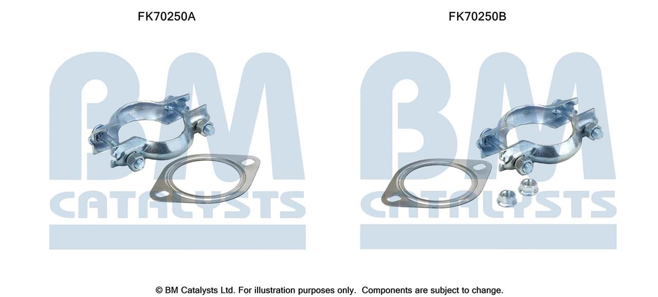 BM Catalysts FK70250 Mounting kit for exhaust system FK70250