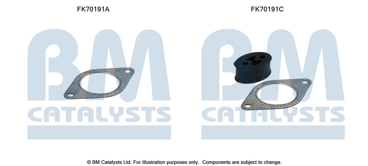 BM Catalysts FK70191 Mounting kit for exhaust system FK70191