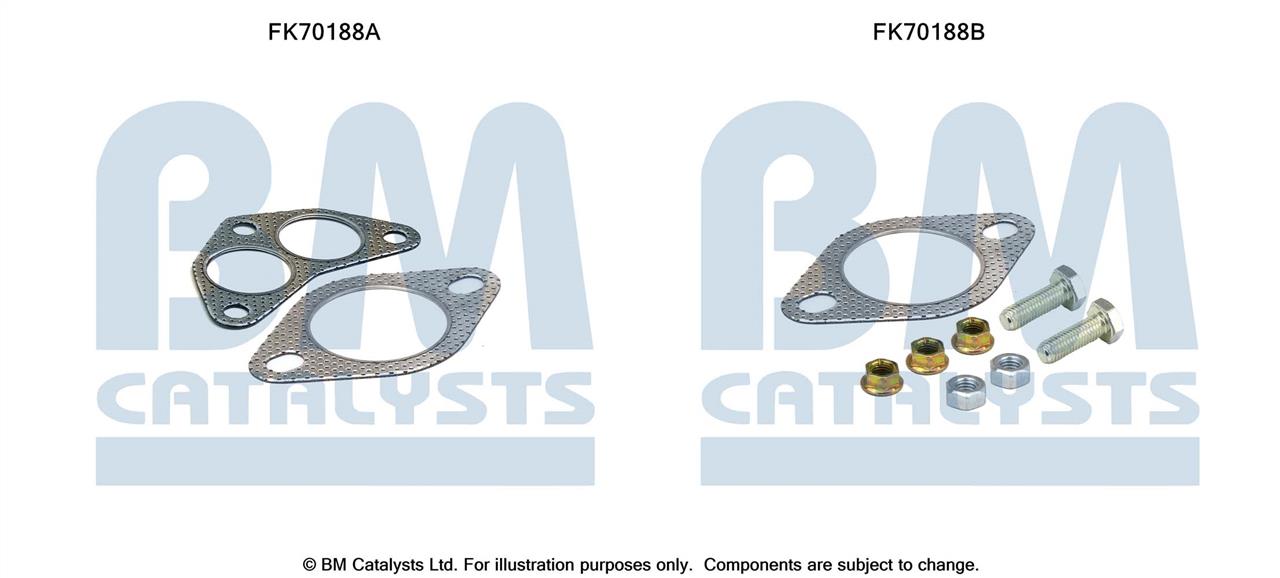 BM Catalysts FK70188 Mounting kit for exhaust system FK70188