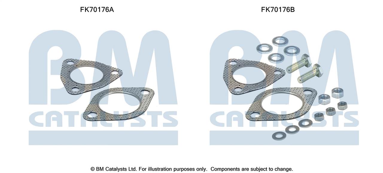BM Catalysts FK70176 Mounting kit for exhaust system FK70176