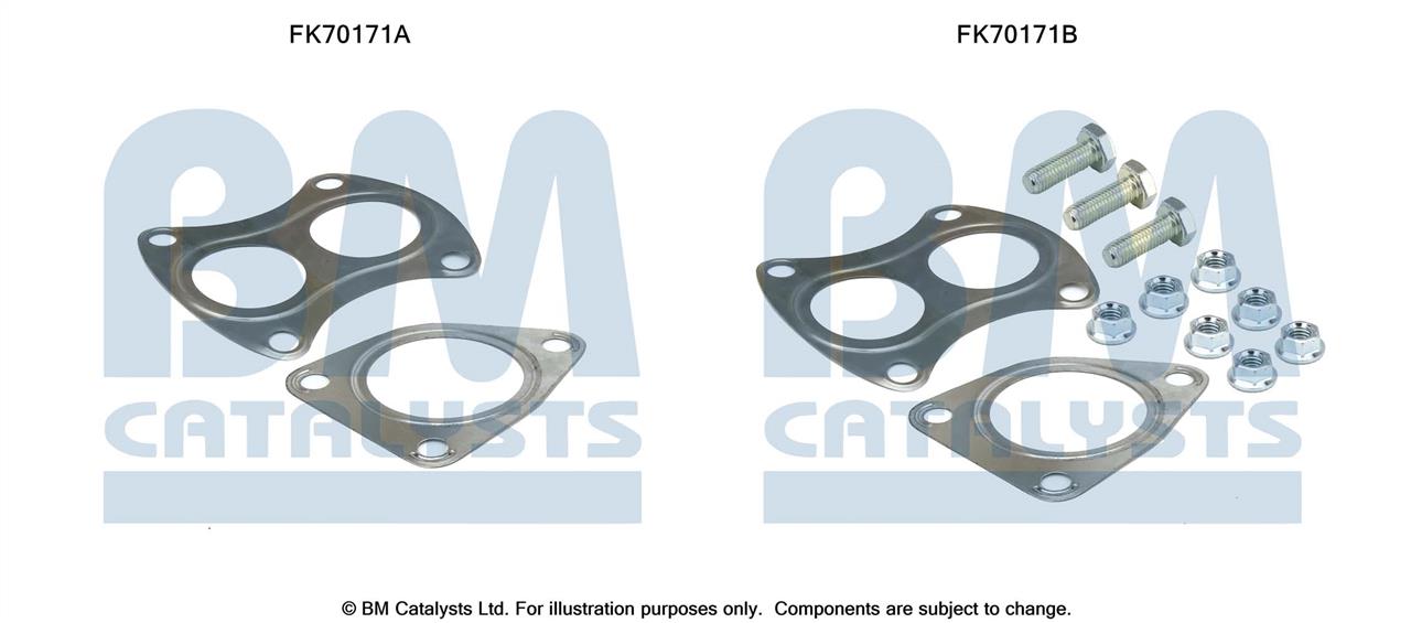 BM Catalysts FK70171 Mounting kit for exhaust system FK70171
