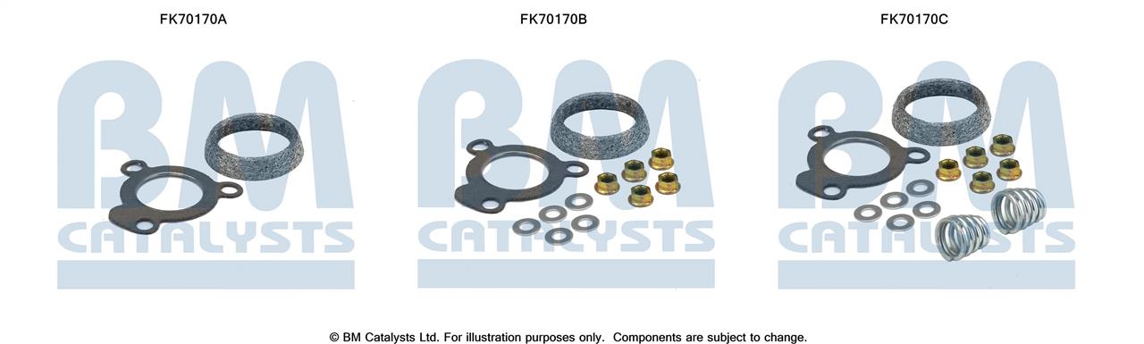 BM Catalysts FK70170 Mounting kit for exhaust system FK70170