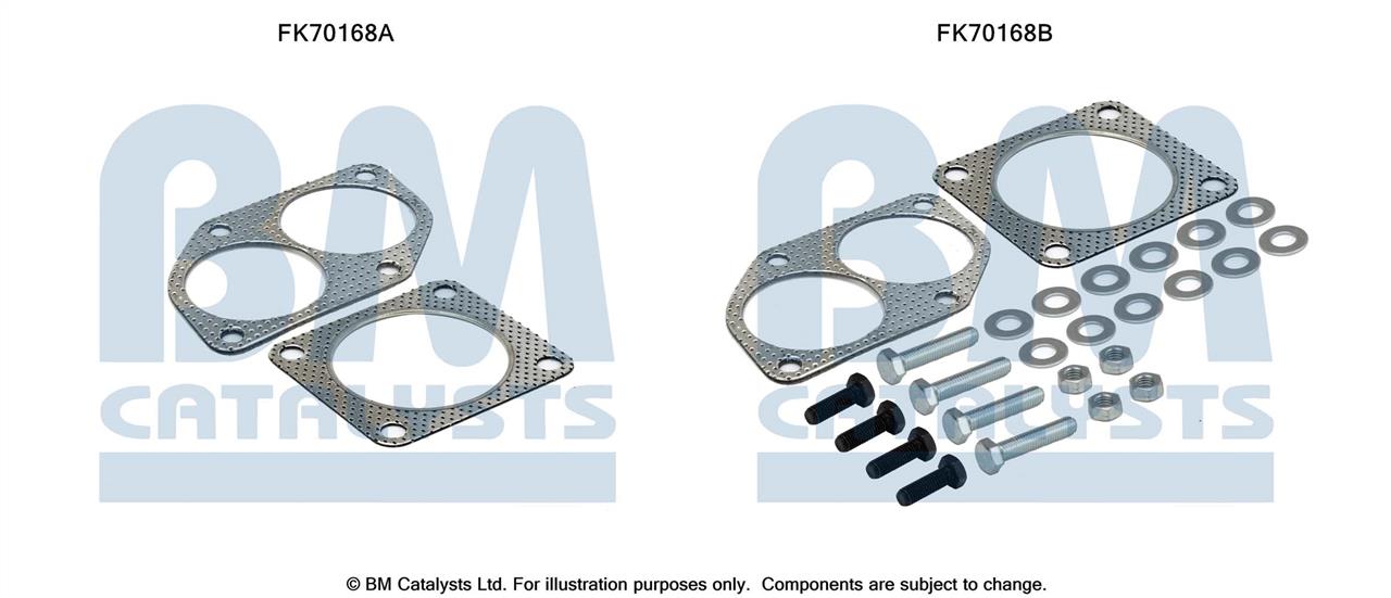 BM Catalysts FK70168 Mounting kit for exhaust system FK70168