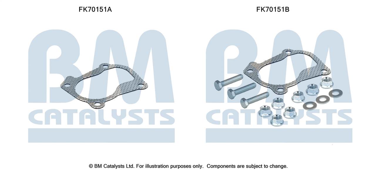 BM Catalysts FK70151 Mounting kit for exhaust system FK70151