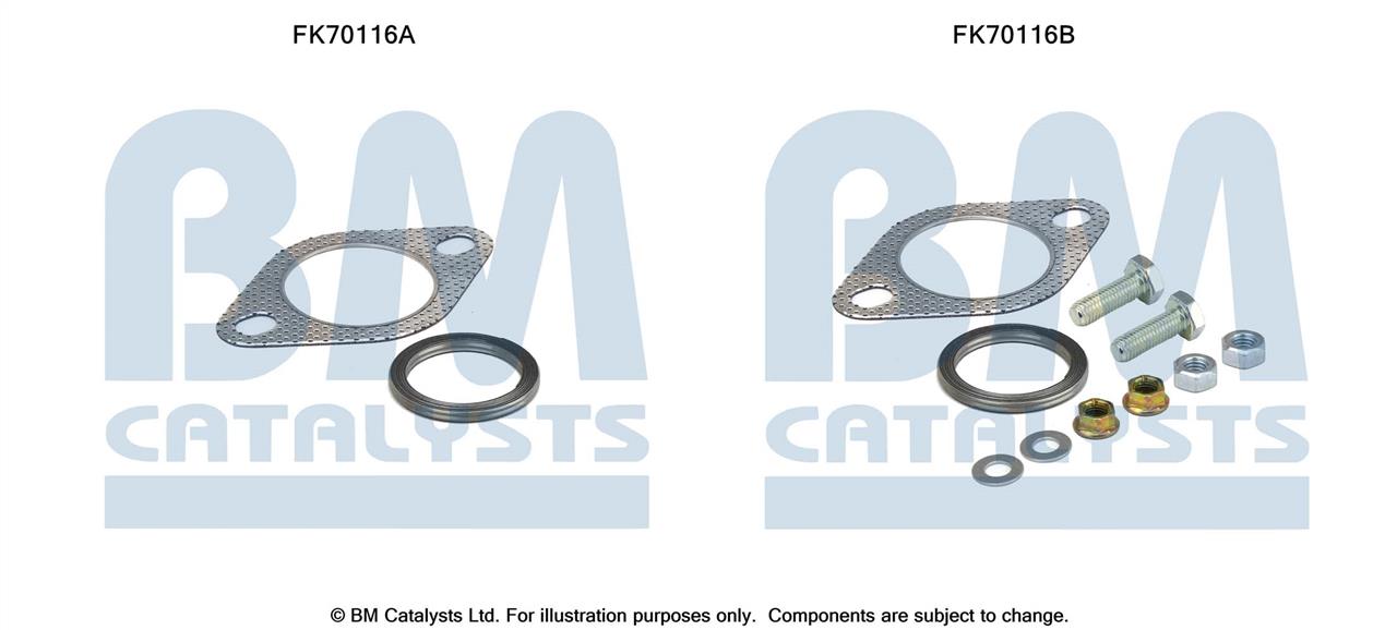 BM Catalysts FK70116 Mounting kit for exhaust system FK70116