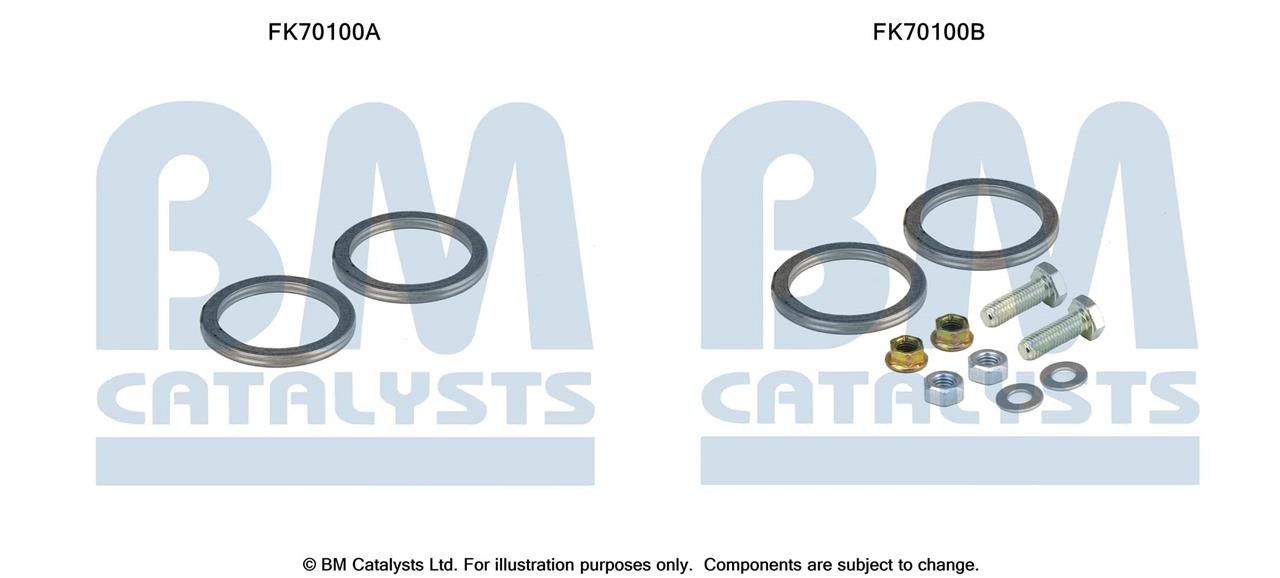 BM Catalysts FK70100 Mounting kit for exhaust system FK70100