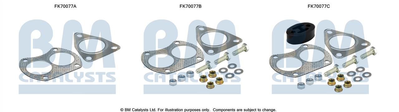 BM Catalysts FK70077 Mounting kit for exhaust system FK70077