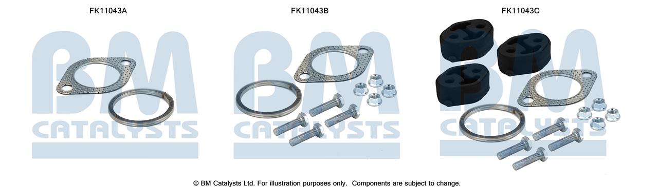 BM Catalysts FK11043 Diesel particulate filter DPF FK11043