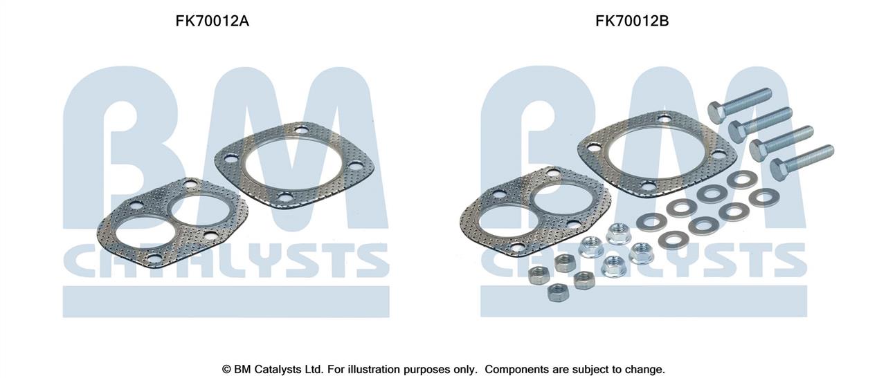 BM Catalysts FK70012 Mounting kit for exhaust system FK70012