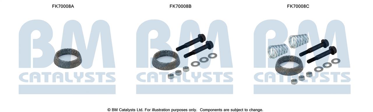 BM Catalysts FK70008 Mounting kit for exhaust system FK70008