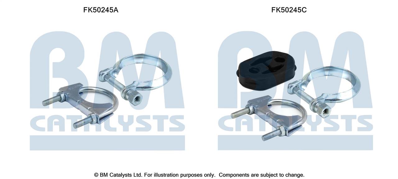 BM Catalysts FK50245 Mounting kit for exhaust system FK50245