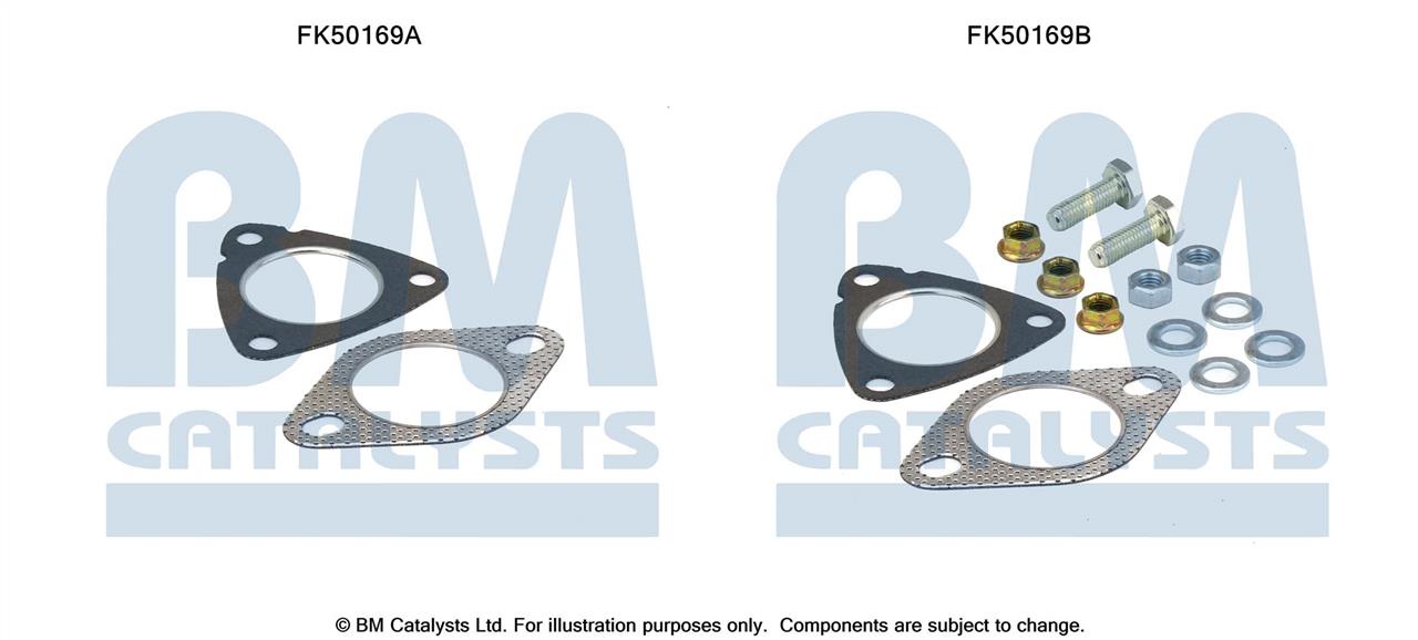 BM Catalysts FK50169 Mounting kit for exhaust system FK50169