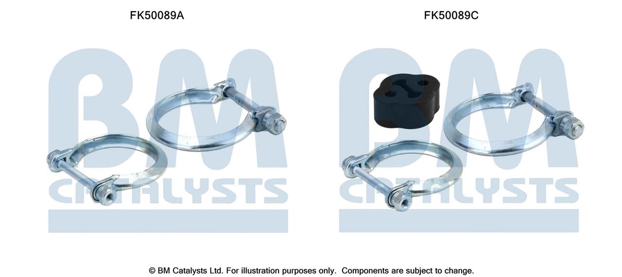 BM Catalysts FK50089 Mounting kit for exhaust system FK50089