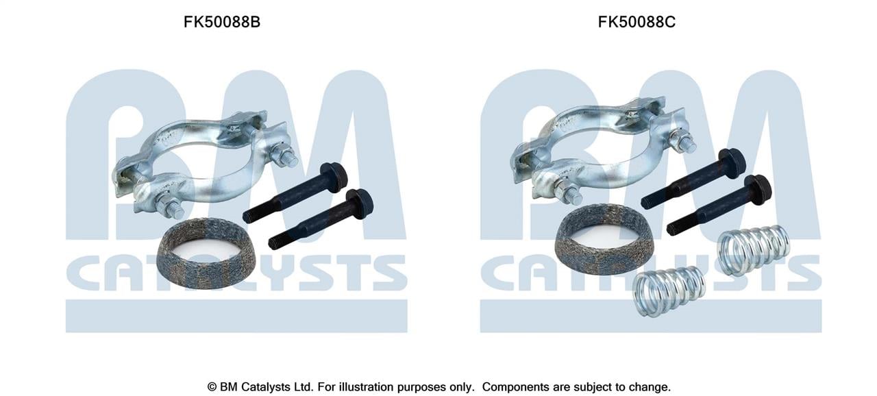 BM Catalysts FK50088 Mounting kit for exhaust system FK50088