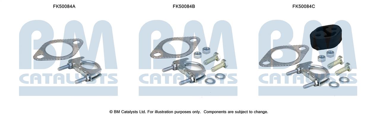 BM Catalysts FK50084 Mounting kit for exhaust system FK50084