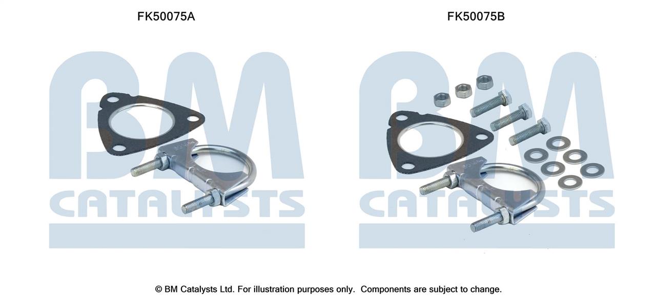 BM Catalysts FK50075 Mounting kit for exhaust system FK50075