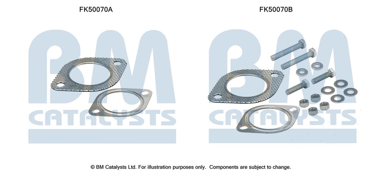 BM Catalysts FK50070 Mounting kit for exhaust system FK50070