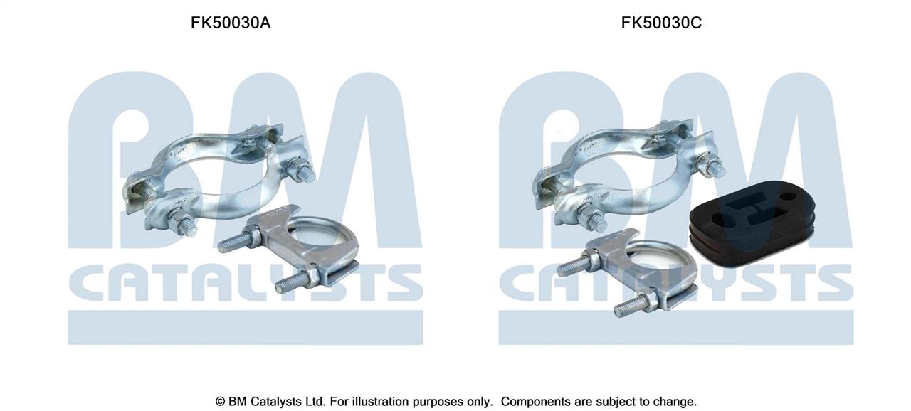 BM Catalysts FK50030 Mounting kit for exhaust system FK50030