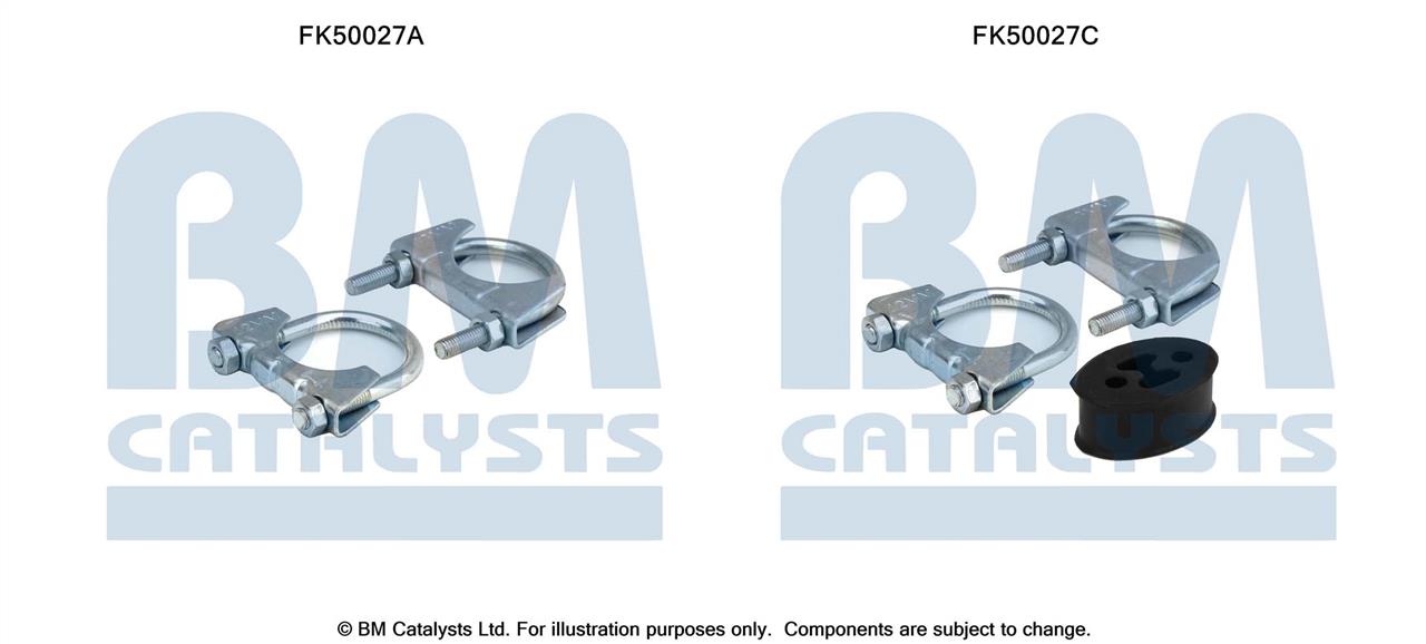 BM Catalysts FK50027 Mounting kit for exhaust system FK50027