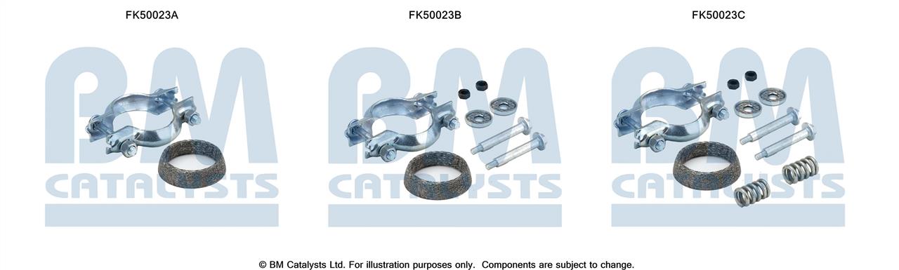 BM Catalysts FK50023 Mounting kit for exhaust system FK50023