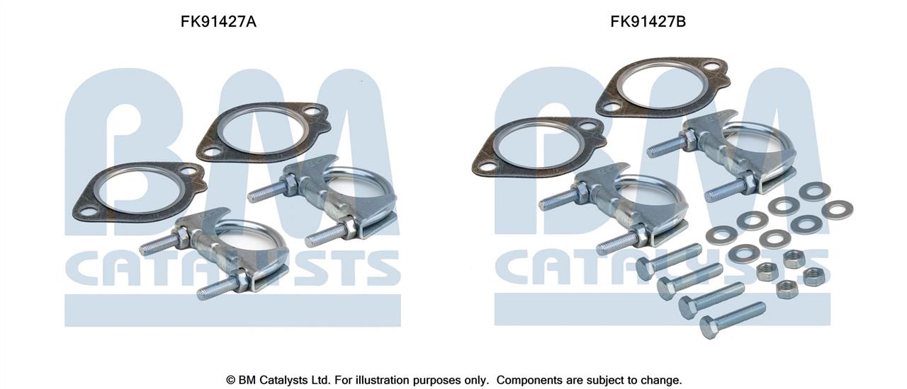 BM Catalysts FK91427 Mounting Kit, catalytic converter FK91427