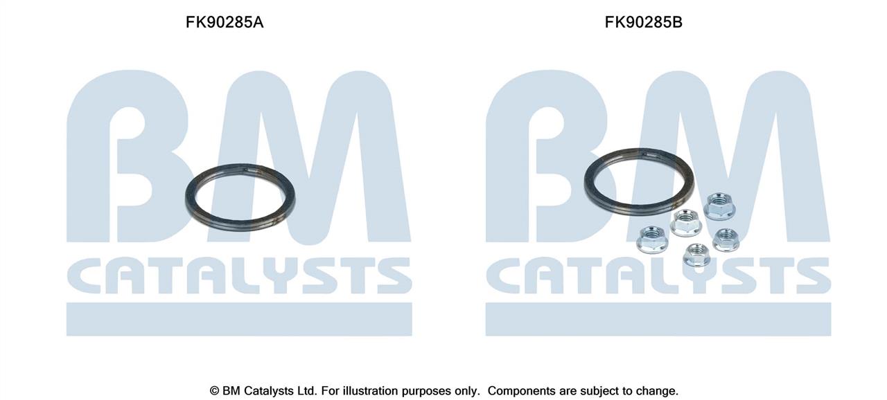 BM Catalysts FK90285 Mounting Kit, catalytic converter FK90285