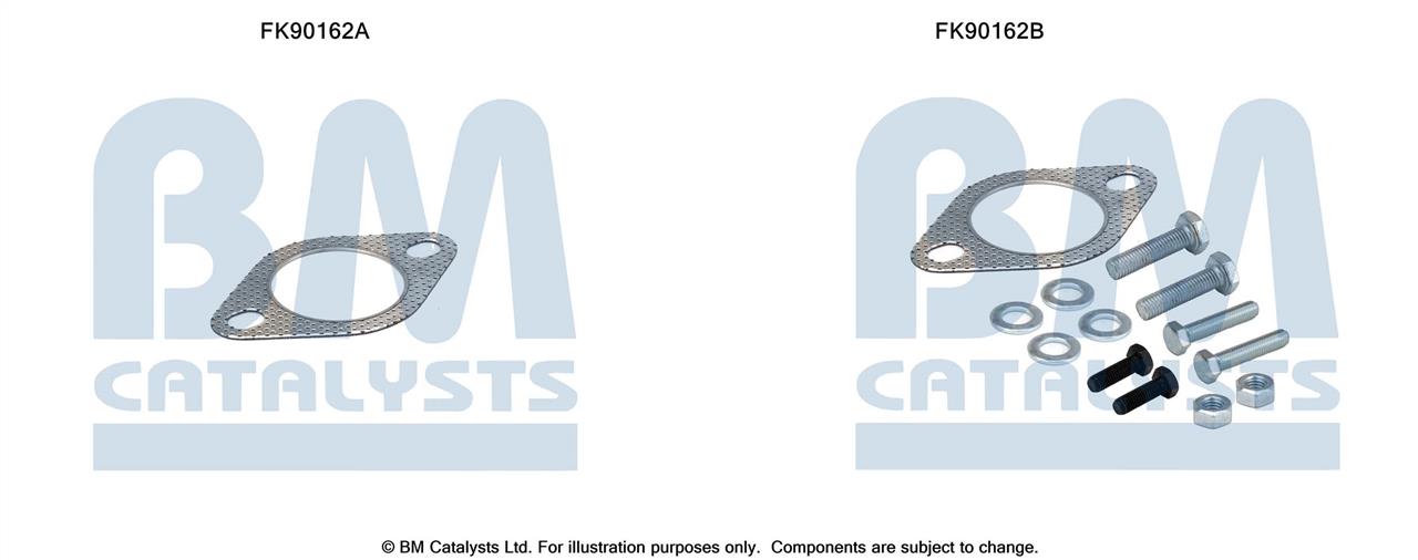 BM Catalysts FK90162 Mounting Kit, catalytic converter FK90162
