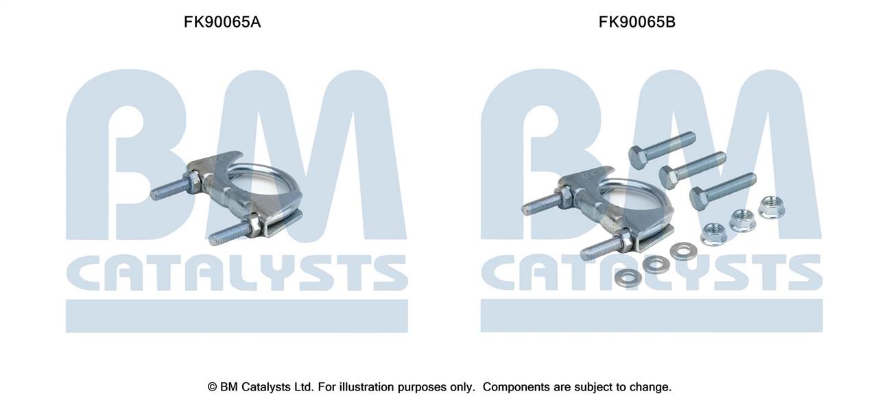 BM Catalysts FK90065 Mounting Kit, catalytic converter FK90065